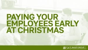 Read more about the article Paying employees early at Christmas