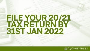 Read more about the article File your 2020/21 tax return by 31 January 2022