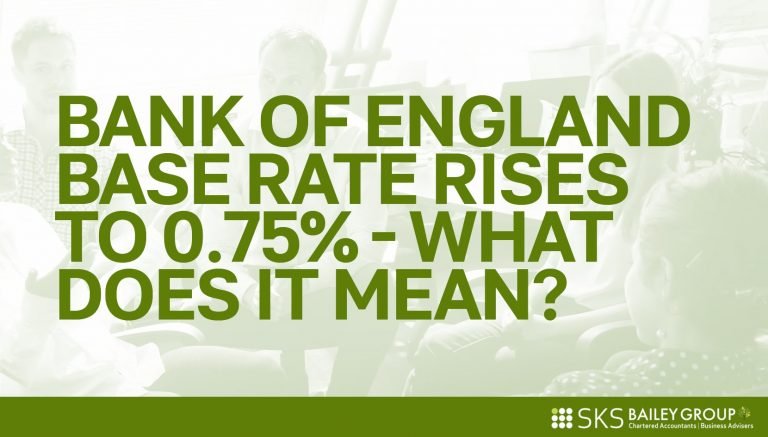 Read more about the article Bank of England (BoE) base rate rises to 0.75%