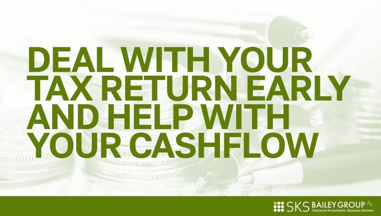 Read more about the article Deal with your tax return early and help with cashflow