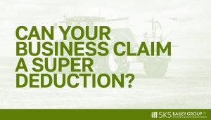 Read more about the article Can your business claim a super deduction?